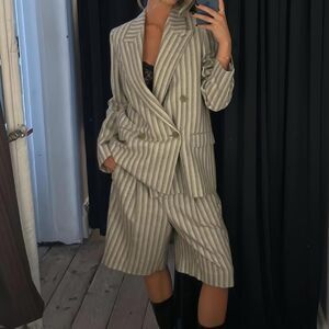 Acne-studios Women's Green and Grey Jacket